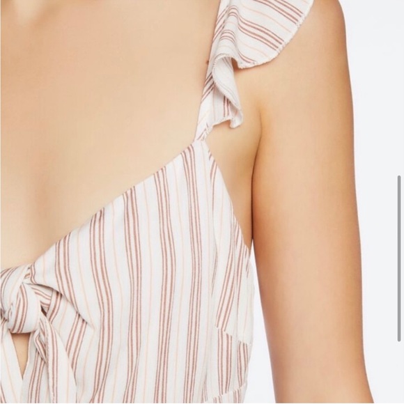 NWT Striped Knotted Mini Dress - Picture 4 of 10